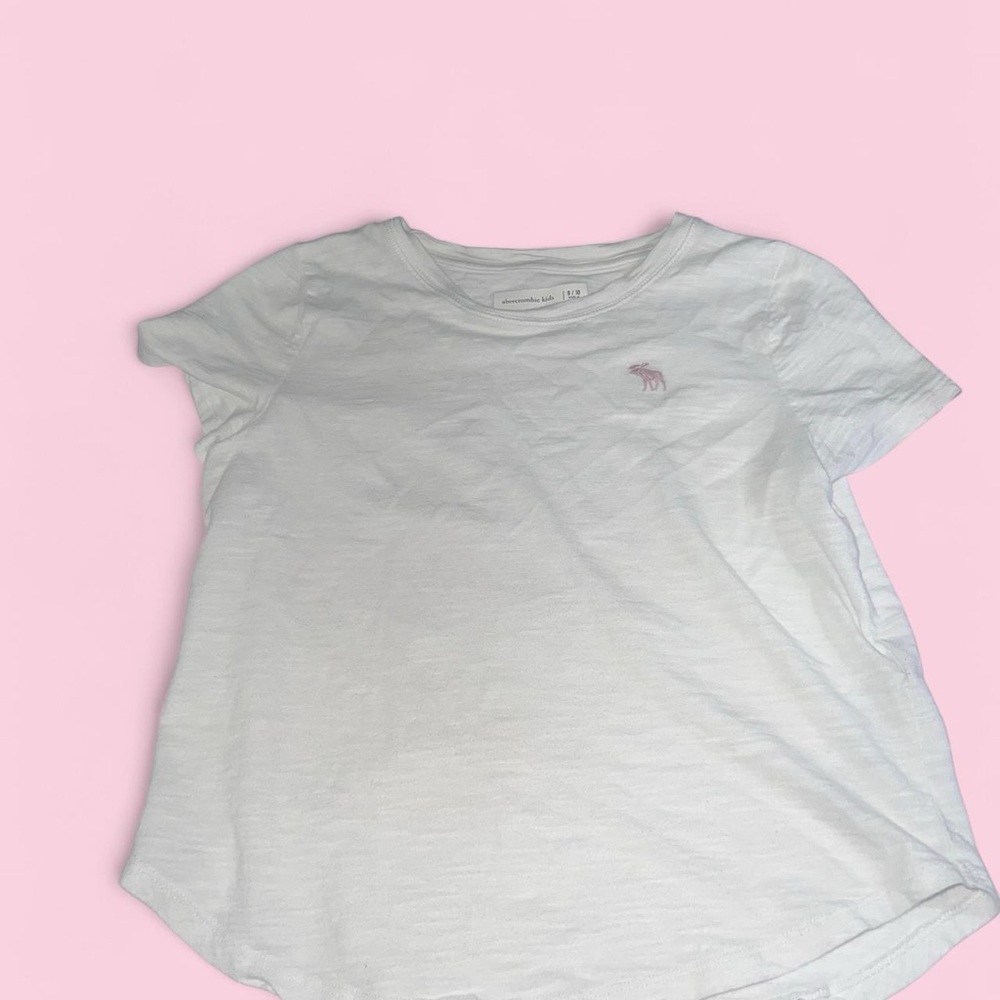 White Abercrombie Baby Tee